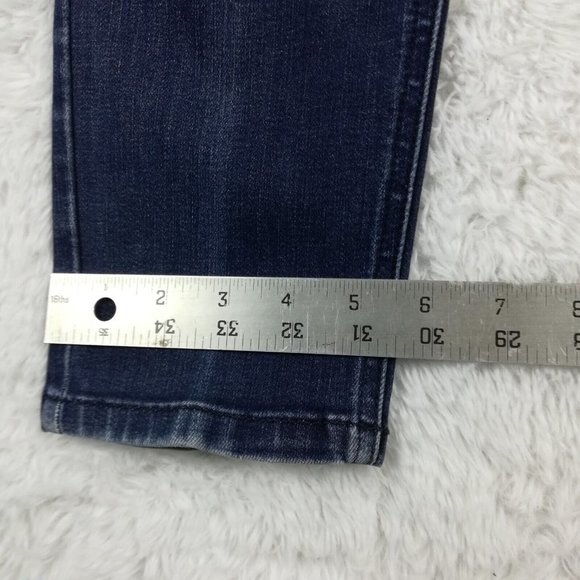 A.N.A. Womens Jeans Skinny Blue Denim Medium Wash‎ Low Rise Stretch 6 - Picture 10 of 12